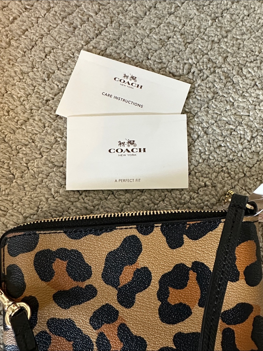 Coach Leopard Wristlet - Picture 3 of 5